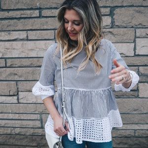 Chicwish eyelet blouse